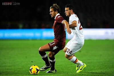 Roma drop 1st points in 1-1 draw at Torino
