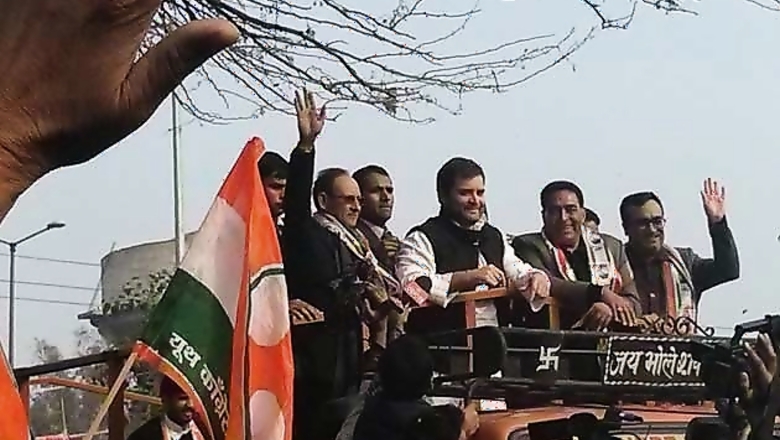 Rahul Gandhi's roadshow aims to revive Congress's fortune in Delhi Assembly elections