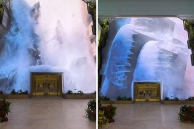 Travelling To Singapore? Don't Miss This 4-Storey Waterfall Display At Changi Airport