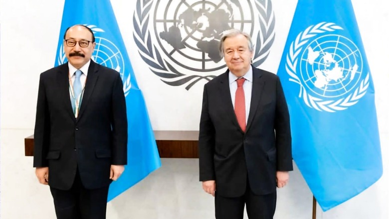 Foreign Secy Shringla meets UN Chief, Discusses Issues on UNSC's Agenda Including Ukraine, Afghanistan