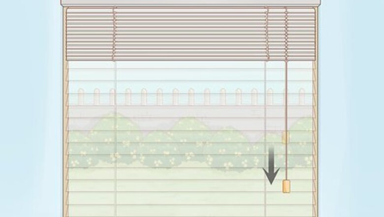 How to Take Blinds Down