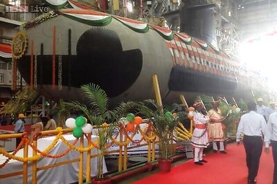 Indian Navy's first Scorpene submarine launched for sea trials
