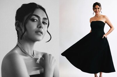 Bookmark Mrunal Thakur’s Classic Strapless Black Dress For A Gorgeous Look