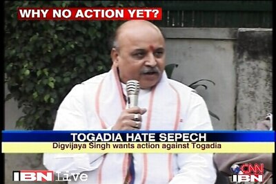 Centre asks Maha to act against Togadia for hate speeches