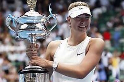 Sharapova wins Australian Open women's singles title