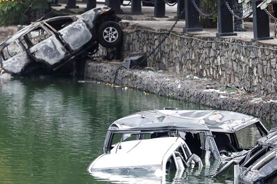 Sri Lanka: Shoot-on-Sight Orders Issued Amid Unrest; Mahinda, Family Holed Up in Naval Base | Key Points