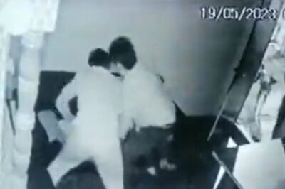 On Cam | Security Guard Gets Brutally Assaulted by Two Men Over Parking Dispute in Noida Society