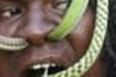  Pics: He's got snakes in mouth, nose