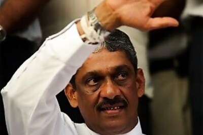 Fonseka ends fast after allowed to talk with his family