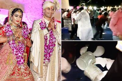 Food Riot at Tej Pratap's Wedding; Rowdy Guests Break VIP Cordon, Loot Crockery and Embellishments