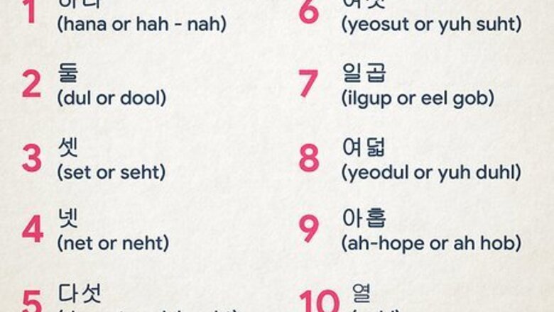 How to Count to 10 in Korean