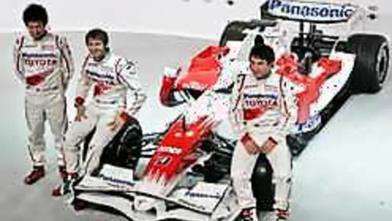 Toyota's Schumacher replacement burns up the tracks