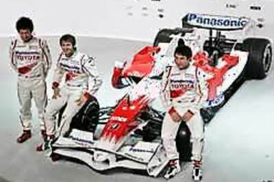 Toyota's Schumacher replacement burns up the tracks