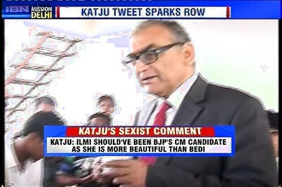 Delhi elections: Shazia more beautiful, better suited than Bedi for CM post, says Markandey Katju