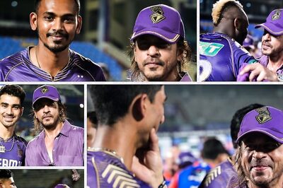 WATCH: Shah Rukh Khan in the House and Kolkata Knight Riders Stars Can't Stop Smiling