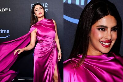 Priyanka Chopra Exudes Glamour While Promoting Citadel in Los Angeles in a Pink Silk Gown