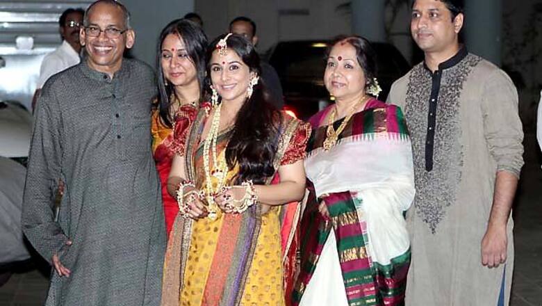 A very private mehendi ceremony for Vidya Balan