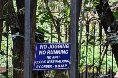 Park's Bizarre 'No Anti-clockwise Walking' Warning Sign is Peak Bengaluru