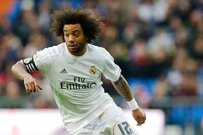 Real Madrid's Marcelo to miss Roma trip after shoulder injury