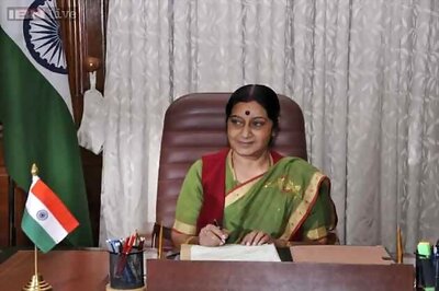 External Affairs Minister Sushma Swaraj reaches Bangladesh for 2-day visit