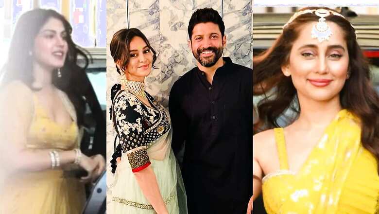 Farhan Akhtar-Shibani Wedding: Bride-to-be Dances on 'Aankh Marey'; Rhea Grooves to 'Mehendi Laga Ke'