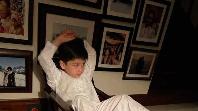 Taimur Ali Khan Is Chilling Like A Nawab In New Pic, Fans Think He 'Looks Just Like Raj Kapoor'