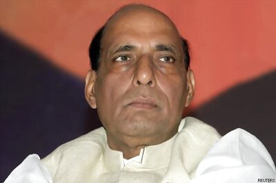 Congress 'using' Dalits as 'vote bank': Rajnath Singh