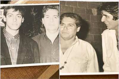 Arpita Khan Shares Black and White Pics of Salim Khan with Salman Khan, Amitabh Bachchan