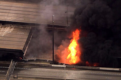 Massive Fire Crumbles Atlanta Interstate Bridge; None Hurt