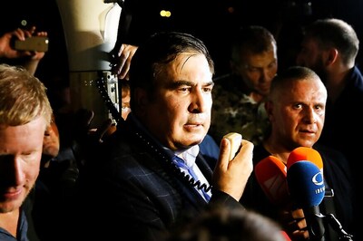 Former Georgian President Saakashvili Forces His Way Into Ukraine