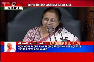 Land Bill tabled in Lok Sabha amidst protests by Opposition, BJP allies; Congress walks out