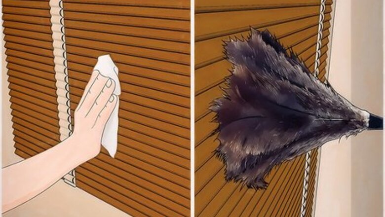 How to Clean Faux Wood Blinds