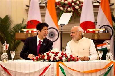 Japan PM Abe Pens Preface for Official Biography of Modi's Mann Ki Baat