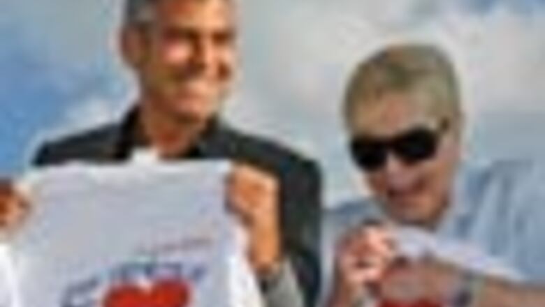 Photogallery: George Clooney at G8 Summit