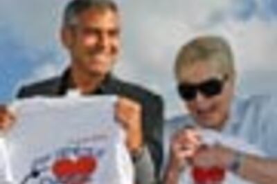 Photogallery: George Clooney at G8 Summit