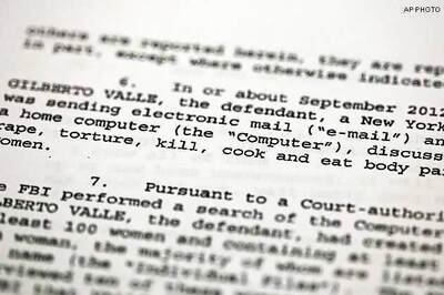 He wanted to eat many women, says wife of NY policeman