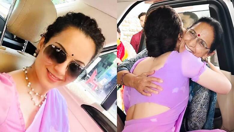 Kangana Ranaut Calls Herself 'Mandi Ki Sansad', Hugs Her Mother After Winning Lok Sabha Elections