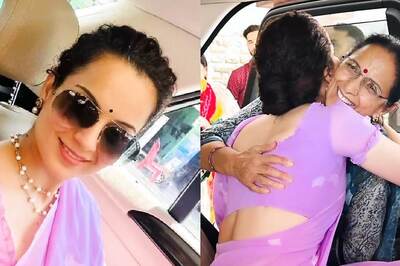 Kangana Ranaut Calls Herself 'Mandi Ki Sansad', Hugs Her Mother After Winning Lok Sabha Elections