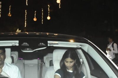 Suhana Khan Keeps It Casual In Black As She Attends Alia-Ranbir's Daughter Raha's B'Day Bash; Photos