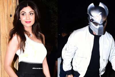 Shilpa Shetty Raises Temperatures In Sexy Outfit But Raj Kundra Steals The Show With His Mask