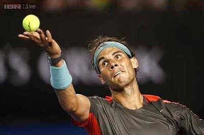 Rafael Nadal is cautious in return following back injury