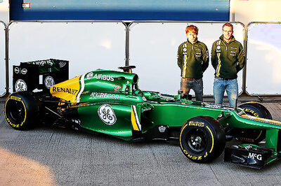 Caterham launch 2013 car in Jerez