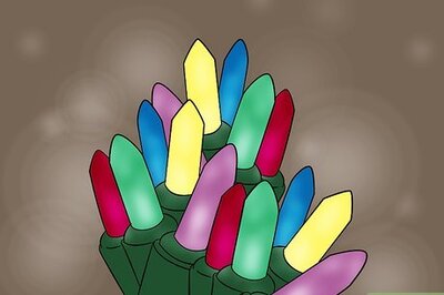 How to Put Up Christmas Lights Inside