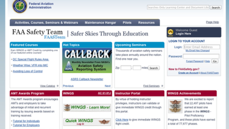 How to Start Free Online Pilot Training with FAA Safety.gov