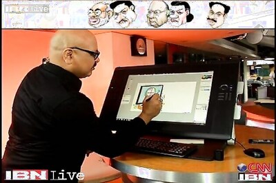 Election Cartoons: Maharashtra, Haryana politicians pray before results