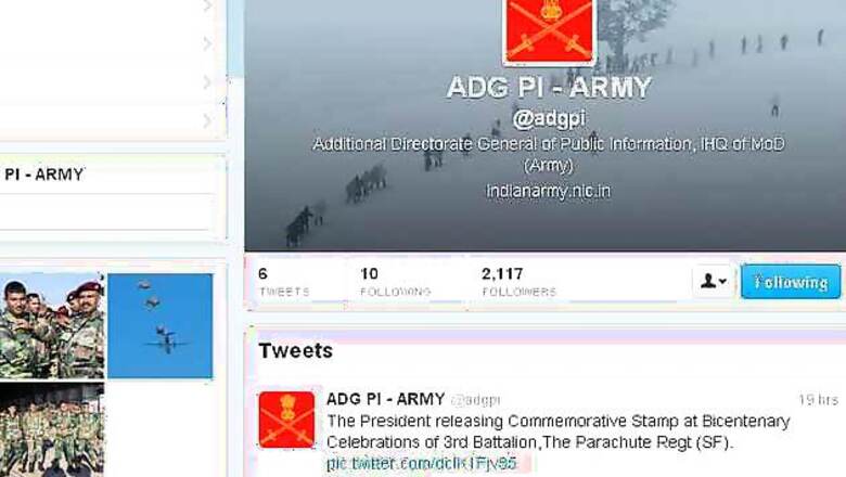 Indian Army launches Twitter account with handle @adgpi