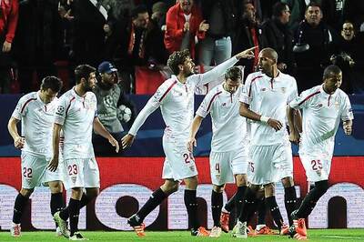 Sevilla beat Juventus 1-0 in Champions League to earn Europa League berth
