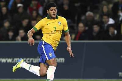 Striker Hulk adds his strength to Brazilian team