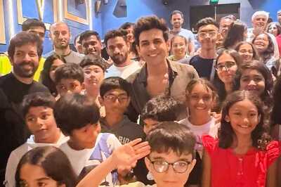 Kartik Aaryan Drops ‘Priceless Moments’ Photos As He Interacts With Kids During Chandu Champion Screening