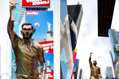 'GOAT On Streets': Life-Size Statue Of Virat Kohli Unveiled At New York's Times Square